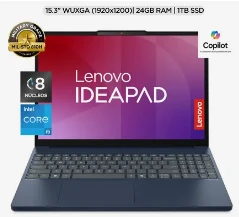 Laptop Lenovo IdeaPad Slim 3 de 15.3", Core i5, 24 GB de RAM y 1 TB