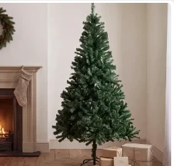 Árbol de Navidad artificial de 1.80 m con base de metal